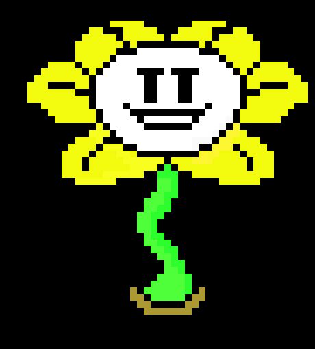 Undertale Flowey | Pixel Art Maker