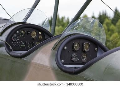 Cockpit Biplane Polikarpov Po2 Aircraft Ww2 Stock Photo 148388300 ...