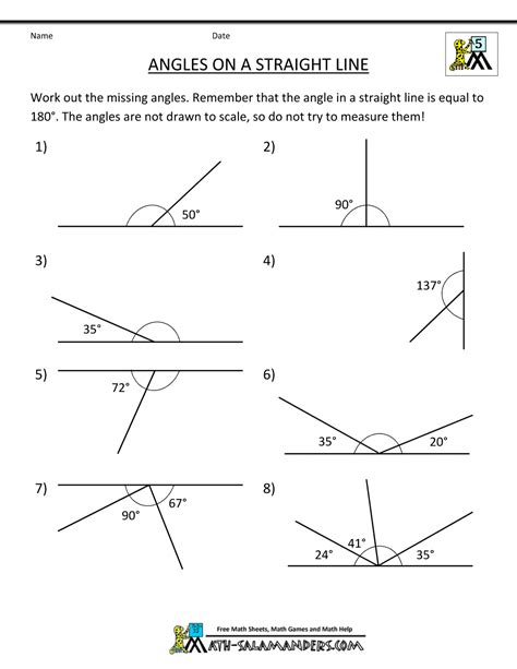 Image result for worksheets on 5th grade angles | Angles worksheet, Geometry worksheets ...