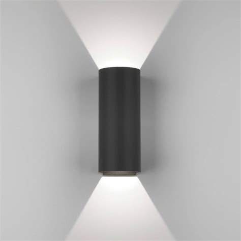 Astro Lighting Dunbar LED 255 Contemporary Outdoor Wall Light In Black Finish 1384005 - Lighting ...