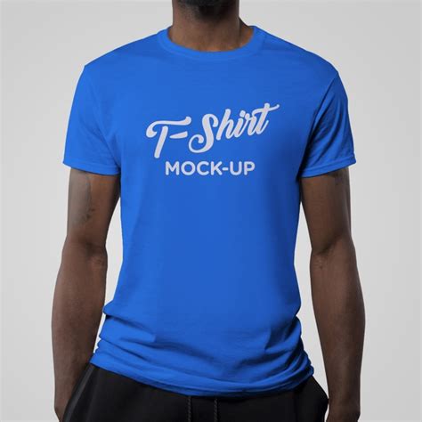 Blue T Shirt Mockup Template for Free Download on Pngtree