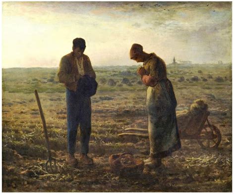 The Angelus Jean-francois Millet Painting Poster Print Photo Paper - Etsy