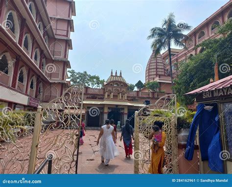 Many Devotees Inside the ISKCON Temple in Mayapur Editorial Photo ...