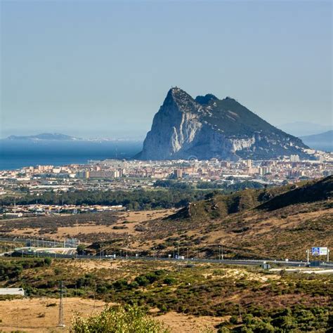 A View of the Rock of Gibraltar Stock Photo - Image of sunny, hillside: 139583042