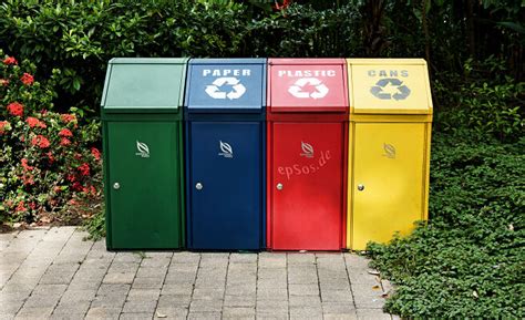 Foto of Recycling Trash Containers for Waste Disposal | epsos.de