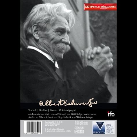 Albert Schweitzer - Der Organist (6 CD-Set) - Shop Standard