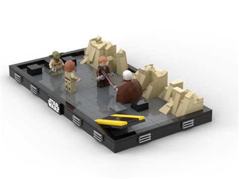 LEGO MOC Attack of The Clons Anakin SKywalker, Obi-Wan Kenobi, Yoda vs ...