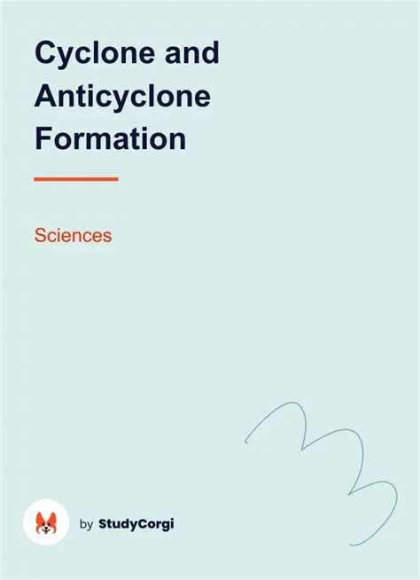 Cyclone and Anticyclone Formation | Free Essay Example