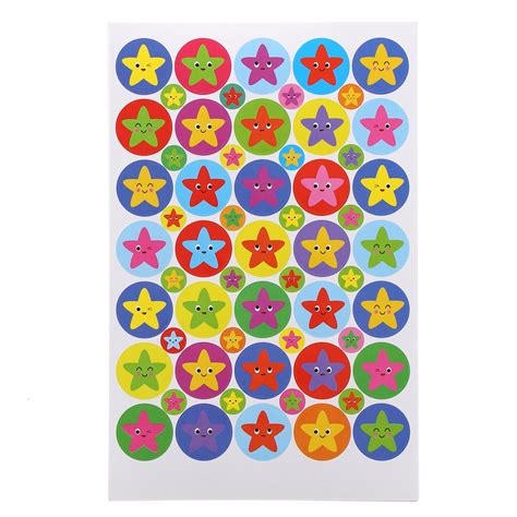 EDMT15139 - Classmates Star Stickers 24mm and 10mm - Pack of 885 ...