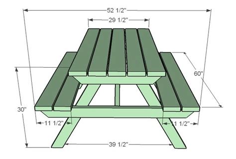 Picnic Table Plans | Diy meubles de jardin, Mobilier de salon et Table ...