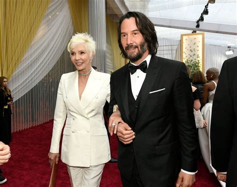 Keanu Reeves from 'The Matrix' Poses on Red Carpet with His Beautiful Mom Who Is His Date to the ...