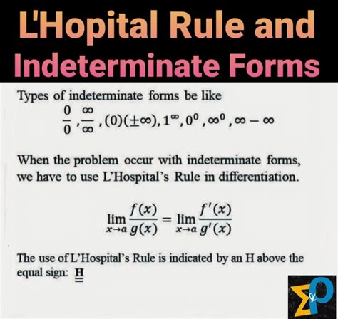 Math & Physics - L'Hopital Rule and Indeterminate Forms...