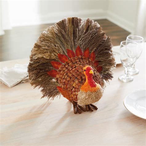 14" tall turkey table top decoration - Occasions Hallmark Gifts and More