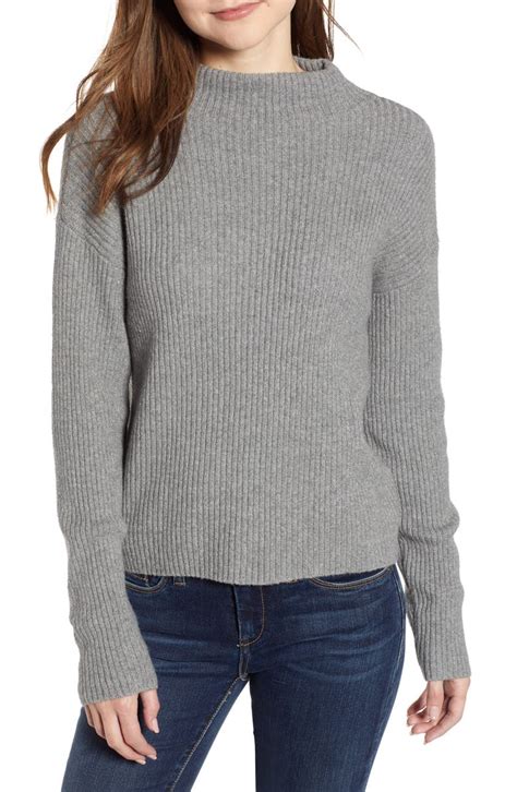 BP. Ribbed Funnel Neck Sweater | Nordstrom