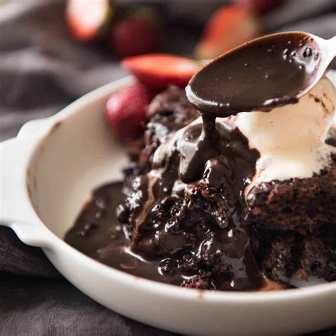 Chocolate Self Saucing Pudding | RecipeTin Eats