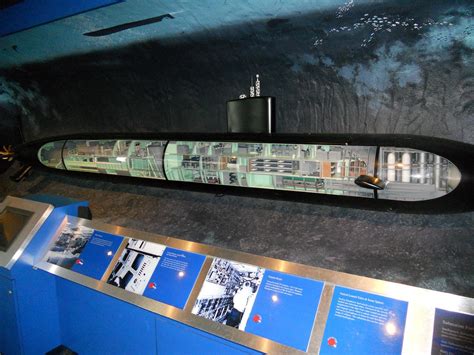 Los Angeles-class (688) submarine cutaway model at the Submarine Force Library & Museum, New ...