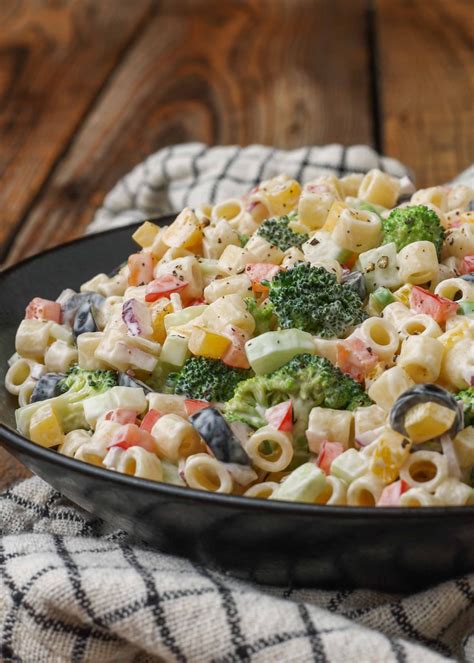 Creamy Macaroni Salad - Vegetable Recipes