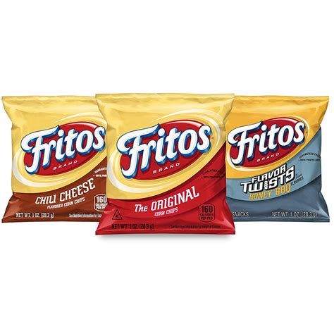 Fritos Corn Chips. 3 Flavor Variety Pack, 1 oz Bags, 40 Count - Walmart.com