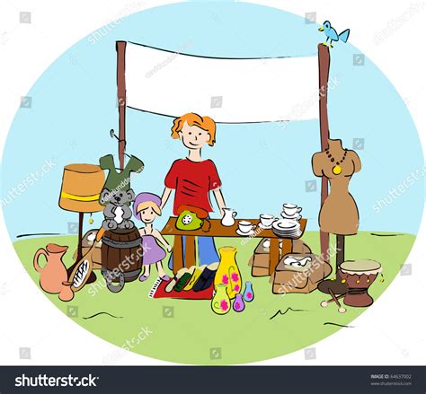 Yard Sale - Vector. - 64637002 : Shutterstock