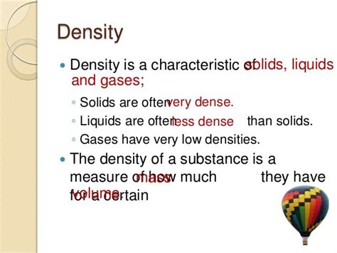 Density