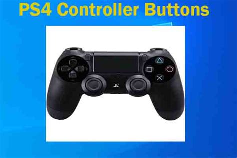 PS4 Controller Buttons: Names/Layout/Functions [Full Guide]