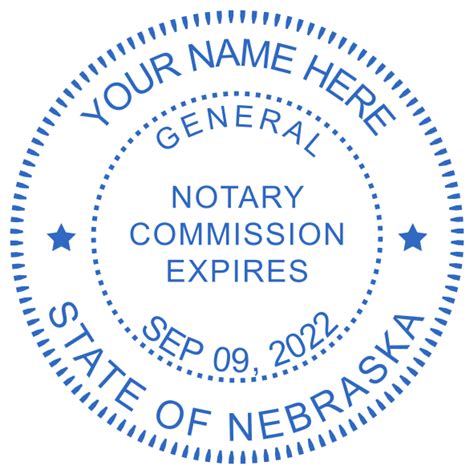 Procedure for making and destroying the notary's seal