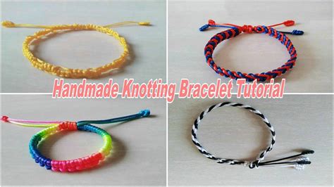 Traditional Chinese knot patterns: Handmade Knotting Bracelet Tutorial - YouTube