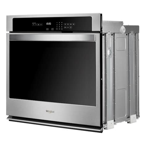 Whirlpool 30-in Self-cleaning Single Electric Wall Oven (Stainless ...