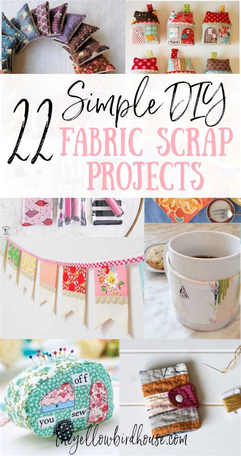 22 DIY Fabric Scrap Projects | The Yellow Birdhouse