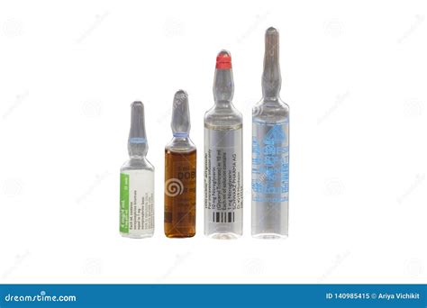 Group of Ampoules Glass Vial Medical Close-up Editorial Image - Image of medicine, injection ...