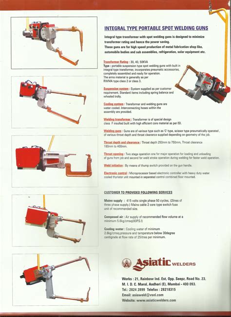 Spot Welding Guns – Asiatic Welders