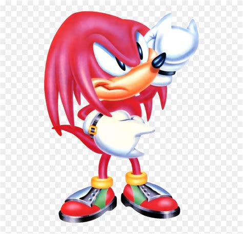 Sonic The Hedgehog Clipart Knuckles - Classic Knuckles The Echidna - Png Download (#1032214 ...