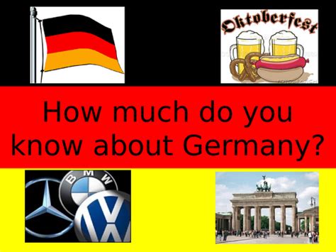 GERMAN QUIZ | Teaching Resources