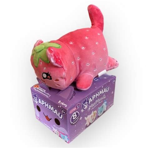 Aphmau MeeMeows Litter 2 Mystery Surprise Plush Strawberry Cat Meemeow New | #4629623875