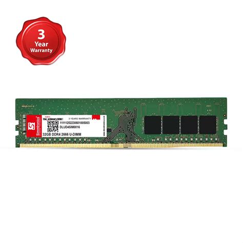 32GB DDR4 DESKTOP RAM 2666MHz - Simmtronics