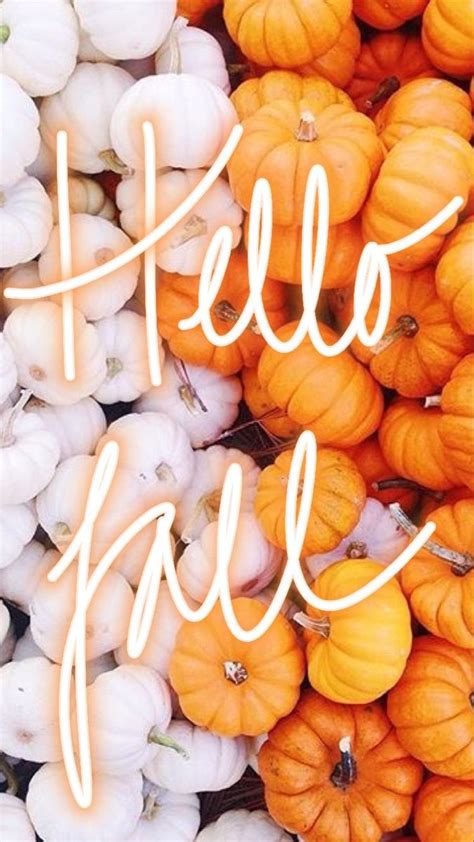 Hello Fall | Iphone wallpaper fall, Hello autumn, Holiday wallpaper