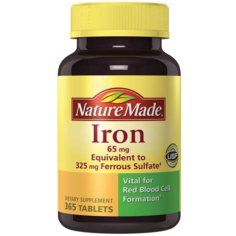 Product of Nature Made Iron Dietary Supplement Tablets, 365 ct ...