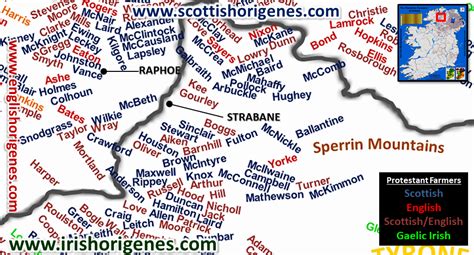 Plantation of Ulster | Scottish Origenes: scottish ancestry, scottish genealogy, scottish clan map