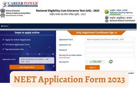 Neet Examination Form 2023 - Printable Forms Free Online