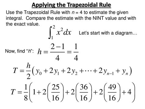 PPT - Trapezoidal Rule PowerPoint Presentation, free download - ID:2165684