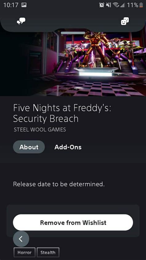 Fnaf Security Breach release date (Not accurate) | Five Nights At ...