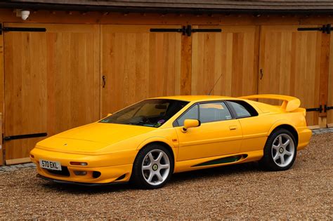 Lotus Esprit Twin-Turbo V8 GT, 2000. One owner from new. Superb in pearlescent Norfolk Mustard ...