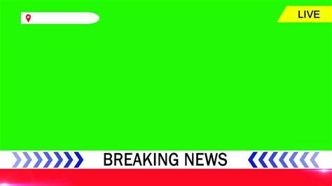 Breaking News Background Green Screen | Breaking News Green Screen Animations | Green Screen ...