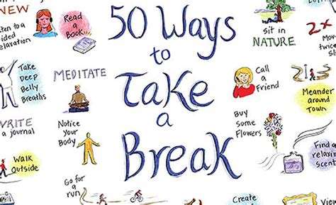 50 Ways To Take A Break Bulletin Board Ra Ideas Art Painting | Images and Photos finder