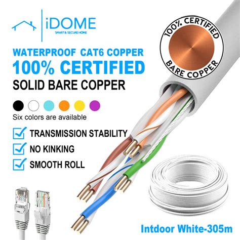 Order CAT6 UTP Solid Copper Networking Ethernet Data Cable (WHITE) 300M ...