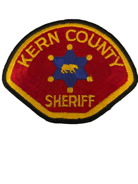 KERN COUNTY SHERIFF CA PATCH