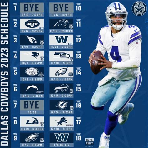 *Updated* Dallas Cowboys 2023 schedule : r/NFCEastMemeWar