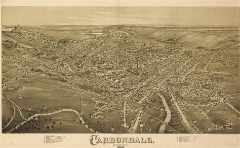 Historic Map - Honesdale, PA - 1890 | World Maps Online