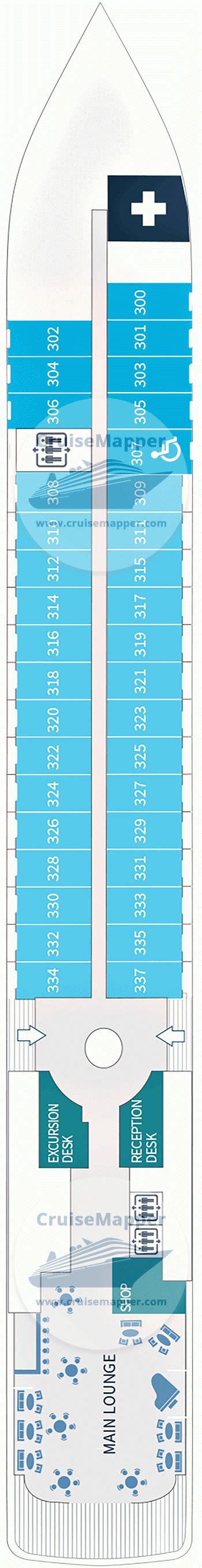 Le Lyrial deck 3 plan | CruiseMapper