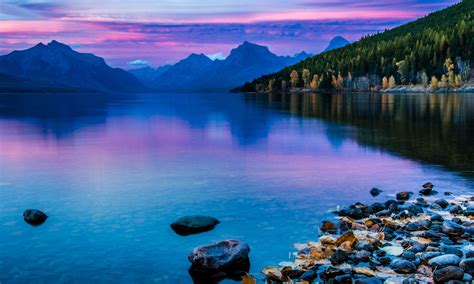 Sunset at lake McDonald, Glacier National Park | Glacier national park, National parks, Glacier ...